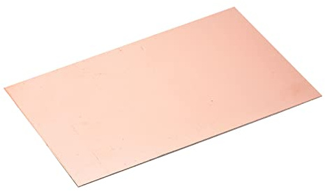 YOKIVE 2pz PCB Rame Rivestimento Scheda, FR4 Singolo-Lato Circuito Schede, Eccezionale per Elettronica Hobby, Incisione, Circuito Progetti (150mmx100mmx1mm)