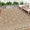 Enyhom Tappeto per esterni, in plastica, resistente alle intemperie, grande, con chiusura lampo, per campeggio, balcone, giardino, terrazza, per spiaggia, giardino d'inverno, soggiorno, camper