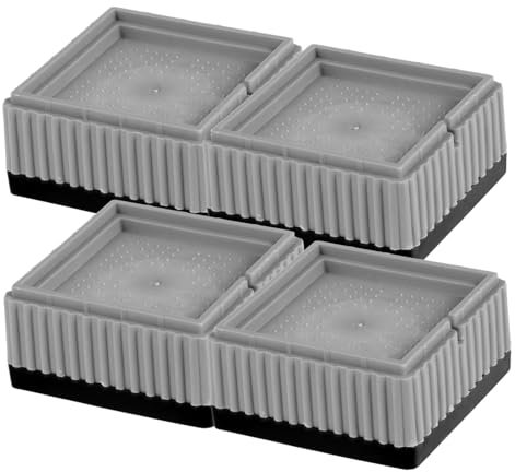 COLLBATH 4 Stück Matte Für Waschmaschine Antirutschmatte Für Trockner Anti-vibrations-pads Für Gefrierschrankfüße