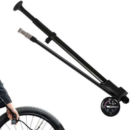 Bomba De Amortiguador Digital - Aluminio De Alta Presión,Bomba De Aire De Alta Presión para Bicicleta De Carretera | para Dirtbike Motocicletas Senderismo Viaje Y Viaje Carretera