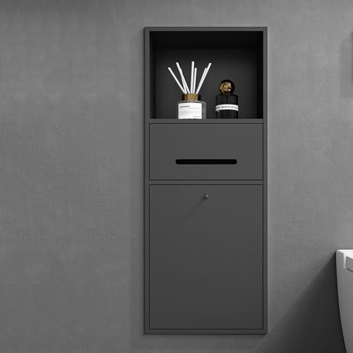 Doccia in acciaio inox, impermeabile, da incasso, per carta igienica e articoli da toeletta in bagno, cucina, hotel e casa - & nizer