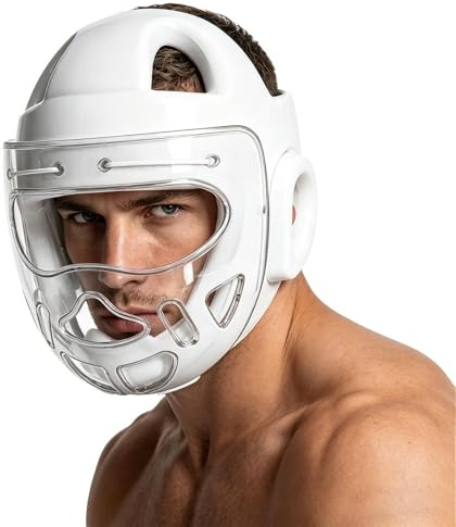 Boxningshjälm för Sparring Helmaskerat Skydd för Sparring