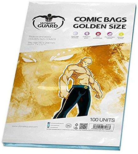 Comic Bags (Golden Size, Pack of 100)