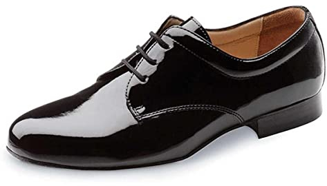 Werner Kern Herren Tanzschuhe Arezzo 28012 - Lackleder Schwarz - Größe: UK 11