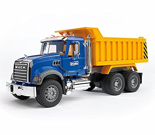 bruder 02815 - Mack Granite LKW mit Kippmulde - 1:16 Lastwagen Laster Transporter Truck Baufahrzeug Baustelle