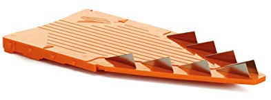 Börner Messereinschub für V5 & Vital (10mm) • Messereinsatz ideal für grobe Streifen & als Pommes Schneider • Gemüsehobel Messereinschub (V-Hobel) • Küchenhobel Zubehör • Farbe: Orange