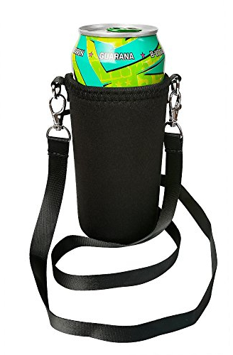 BeerHolder Eff Em Concept Dosenhalter für Den Hals, Dosenhalterung inkl. Halstrageband, Glashalter, Flaschenhalter (Lanyard) (1 Stück 0,5l)