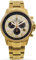 LOUIS XVI Palais Royale Iced 1087 - Ø 43 mm - Herren Uhr - Wasserdicht - Mit Saphirglas - Armband Gold - Zifferblatt CZ-Diamanten - CH Quarzwerk