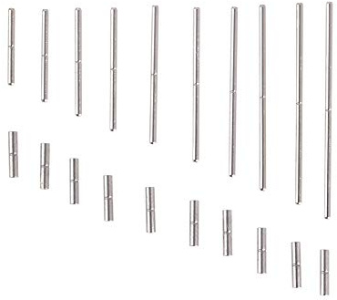 Tbest 10 Tipi di Cinturini per Orologi, Tubi per Cinturini, Perni, Strumenti di Riparazione per Orologi, Accessori di Ricambio per Scarpe, Accessori per Orologi Gioielli, Strumenti e