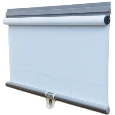 Estor Enrollable Opaco Protección Solar,estores Enrollables Parasol,parasoles Retráctiles Automáticos,Sin Perforaciones Estores Temporales,para Puertas Ventanas,Ancho X Alto (90cm x 150cm)