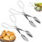 2 Pcs Salad Tongs, Serving Tongs, Serving Tongs Buffet, Tongs for Serving Food, for Salad, Pasta, BBQ, Heavy Duty Restaurant-Grade Serving Ut