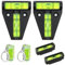 6Pcs,T Type Spirit Level,Mini Magnetic Spirit Level,Leveler Keychain,Bubble Leveling Device,Caravan SpiritLevels,Levels Measuring Layout Tools