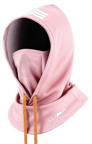 AYPOW Balaclava andningsbar skidmask vinter med termiskt fleecefoder, vindtät huva hatt ansiktsmask skidmask unisex varm reflekterande balaklava halsvärmare för motorcykel cykling utomhussport