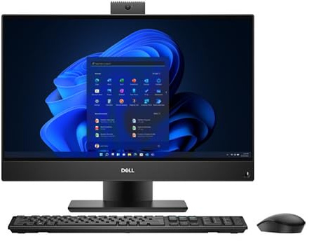 Dell Optiplex 5260 22 All-In-One PC - Intel i5 8th Gen (6 Cores Upto 4.10GHz), 16GB DDR4 RAM, 480GB SSD, WiFi + Bluetooth Enabled, Windows 11 Pro - Powerful and Compact (Renewed)