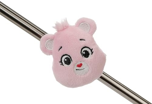 Mini MagNICI Glücksbärchis Lieb-mich-Bärchi (Älska-mig-björn) 6 cm, rosa, gosedjur med magnet, mjuk leksak fäster på metallytor, magnetpaneler och väskhandtag, bra presentidé | 62809