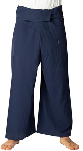 Panasiam Thai Fisherman Hose , Navy Blue , XL