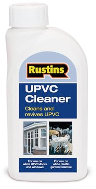 Rustins UPVC Cleaner 500ml - Removes Stubborn Stains, Restores Shine - Effective Cleaning Solution