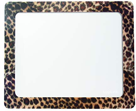 LogiLink ID0164 tapis de souris Noir, Transparent, Jaune - Tapis de souris (Noir, Transparent, Jaune, Motif)