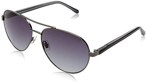 Fossil Unisex Fos 3101/s Sunglasses, KJ1/9O DK Ruthenium, 58