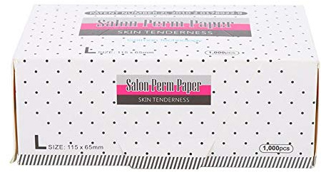 Hårperm-papper, hårrullstyling Pappersremsor Frisörsalong Ultratunt mesh andningsbart Perm-papper Frisörverktyg (engångsbruk) (1 låda)