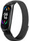 Tobfit Armband Kompatibel mit Xiaomi Mi Band 5 / Xiaomi Mi Band 6, Edelstahl Mesh Metall Ersatzbänder für Xiaomi Mi Band 5/ Mi Band 6 Armband (Schwarz)