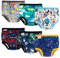 Heekcaa 6 Pack töpfchen Trainingshose Jungen, waschbar Baby Junge Toilette Training Hose windelhöschen für Kinder Training Unterwäsche Fit 2T-6T (as3, Age, 2_Years, Regular, Blau)