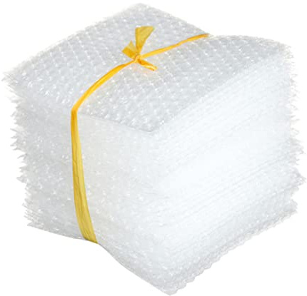 Alipis 100 Sacs À Bulles Pochettes À Bulles 9.84X7.87X0.20 in Double Paroi Anti-Choc Avec Fermeture Auto-Étanche Pour Expédition Rangement Et Protection Des Envois