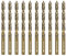 SALI 10 Stücke M35 HSS Cobalt Bohrer Set mit Spiralbohrer 6.5mm HSS-Co Stahlbohrer Eisenbohrer Metallbohrer Set für Holz, Metall, Kunststoff, Aluminium, Hartplastik, Edelstahl