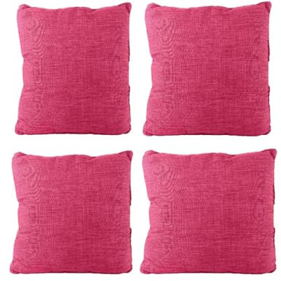 EXKLUSIV HEIMTEXTIL Kissenbezug (4 Stück) Bordeaux 40x40 cm