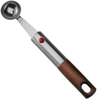 Holibanna Scavino Per Melone Cucchiaio Per Palline Di Melone Scavino Per Frutta Da Cucina Macchina Per Palline Di Gelato in Acciaio Adatto Per Meloni Frutta e Alimenti Salutari