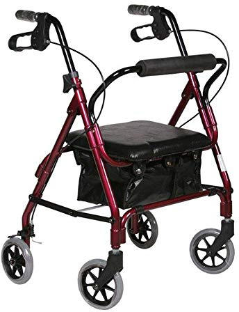 STNOP Andador De Movilidad con Estructura para Caminar, Carrito De Compras con Asiento, Andador Multifunción, Herramienta De Viaje Portátil Y Ligera, Plegable.
