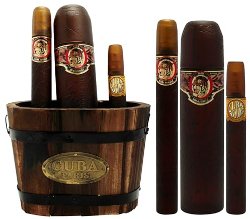 Cuba Cuba Jungle Tiger for Women Geschenkset 3 Stück 3,3 oz EDP Spray, 1,17 oz EDP Spray