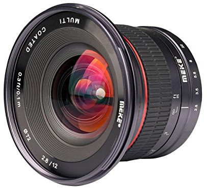 Ultra Wide Angle Lens for Micro 4/3 Suitable for Olympus and Panasonic Lumix MK-12mm-F/2.9