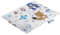 Medi Partners Coussin chauffant en noyaux de cerise 500 g rectangulaire 20 x 25 cm 100% coton certifié Öko-Tex Chaleur + thérapie par le froid Thérapie de massage (Animaux Boho)
