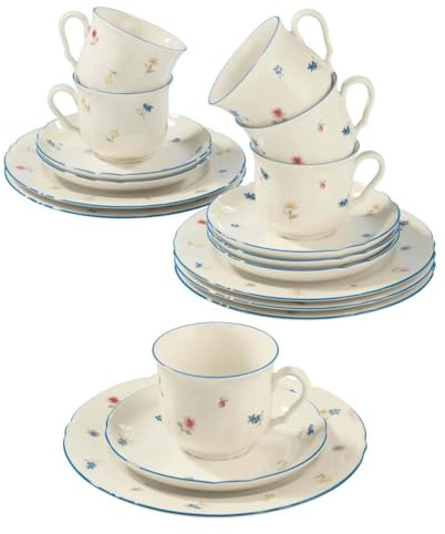 Seltmann Weiden 4052212028354 Marieluise - Servicio de café (porcelana), color marfil