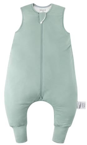 BubblePanda Rayon Made from Bamboo Toddler Sleep Sack with Feet 12-24 Months 1.0 Tog Ultra Soft Toddler Sleeping Sack 1t-2t Sleep Bag Walker Quilted Wearable Blanket with Legs 2-Way Zipper Lightweight