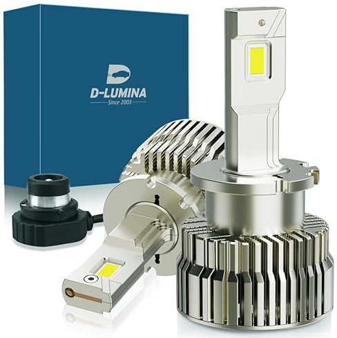 D-Lumina D2S D2R LED Lampadine LED per auto a prova di errore 100% Canbus 130W 26000LM Sostituisci lampadine allo xeno HID OEM Plug and Play - 2 lampade