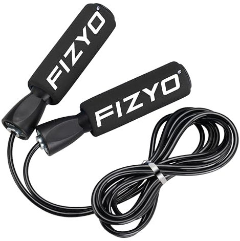 Fizyo Springseil Erwachsene Fitness, Einstellbare Länge bis zu 311 cm, zur Erhaltung von Gesundheit und Ausdauer, für Kinder und Erwachsene geeignet (Schwarz)