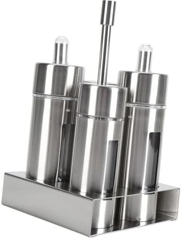 Spargipepe, Spargispezie in Acciaio Inossidabile 304 per Grigliare (4 bottiglie)