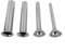 WIIYENA 4 boquillas de llenado de salchichas de acero inoxidable, tubo de relleno de piezas de repuesto, diámetro de la base de 38 mm/54 mm para molinillo de carne manual o eléctrico (5,4 cm)