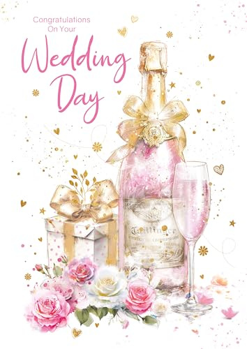 Cherry Orchard Congratulations On Your Wedding Card | New Mr & Mrs | Just Married | For Newlyweds Bride Groom Happy Couple | Complete with Envelope