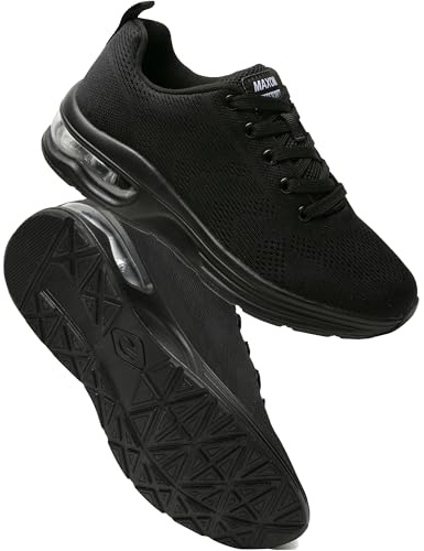 Baskets Femme Chaussures De Course avec Coussin D’Air Amortissantes Sport Sneakers Légères Respirantes Antidérapantes pour Running Marche Fitness Et Quotidien