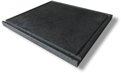 Piastra Barbecue in Pietra Lavica – Spessore 2 cm – Ideale per Grigliare Carne, Pesce e Verdure Pietra Lavica Piastra Naturale Resistente al Calore – Cucina Sana e Gustosa (60 x 30)
