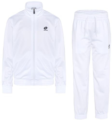 LOTTO Trainingsanzug Kinder Weiß 146-152 I 100% Polyester I Seitentaschen