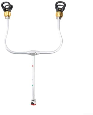 Barra di prolunga a doppio ugello anti gocciolamento con lunghezza regolabile e connessione sigillata per una migliore distribuzione dello spruzzo (B)