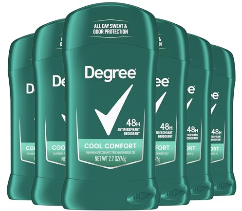 Degree Men Dry Protection Antiperspirant, Cool Comfort, 2.7 oz., Pack of 6