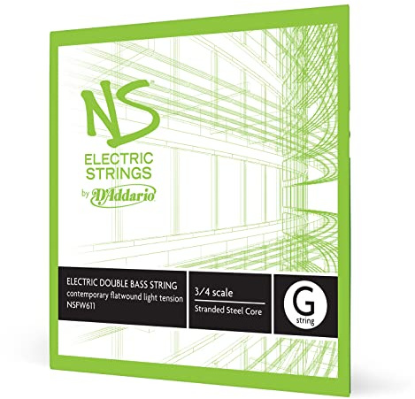D'Addario NS Electric 3/4 Scale Medium Tension Single G String for Contemporary Bass