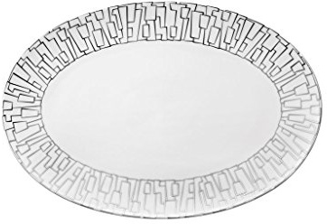 Rosenthal TAC Gropius Skin Platin Platte 25 cm