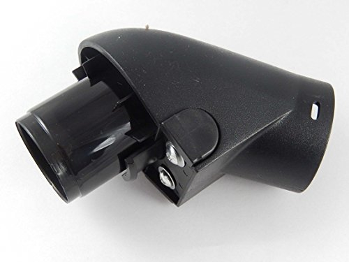 vhbw Schlauch-Adapter kompatibel mit Miele Medivac S300 - S348i, S400 - S448i Staubsauger, Staubsaugerschlauch - Anschlussadapter, Schwarz