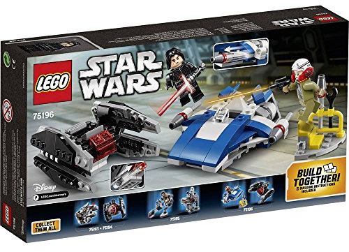 LEGO 75196 Star Wars A-Wing™ vs. TIE Silencer™ Microfighters